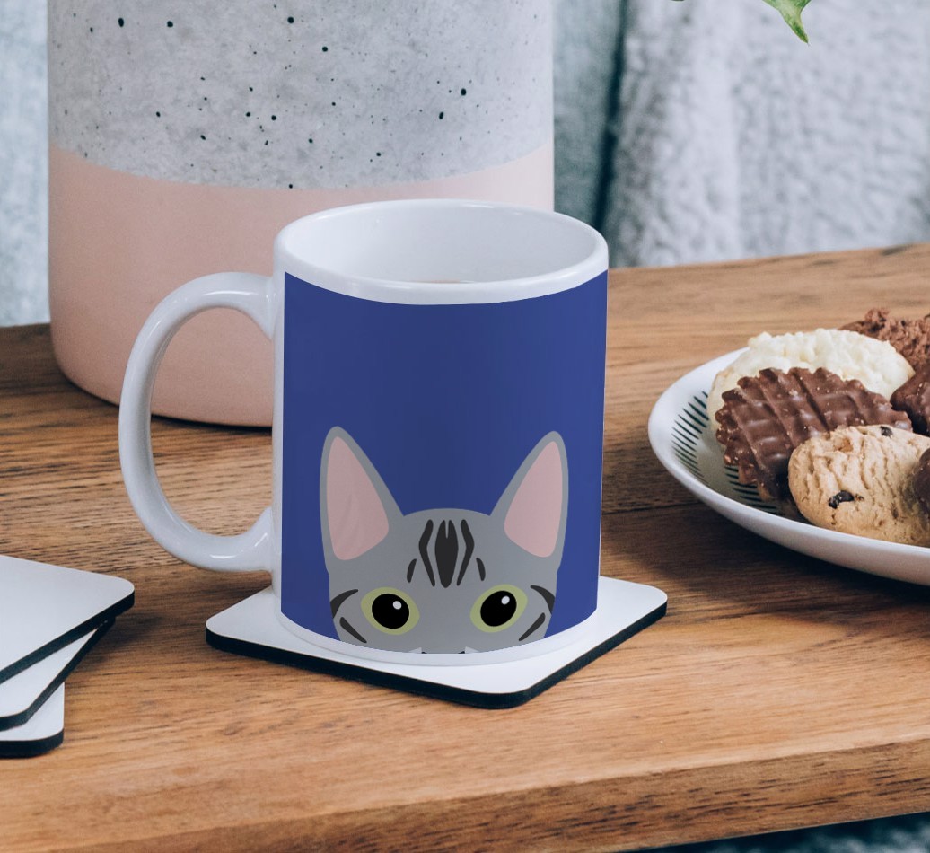 'Peeking {breedCommonName} Icon' - Personalised {breedFullName} Mug