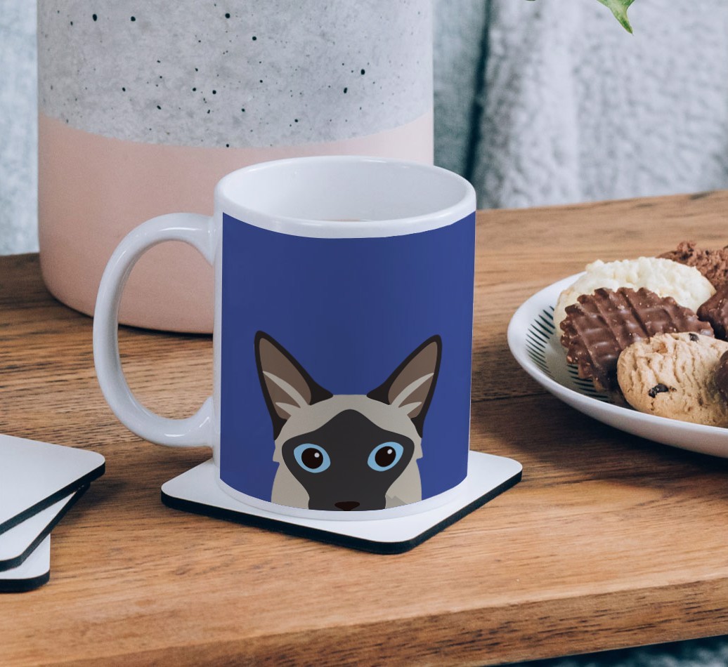 'Peeking {breedCommonName} Icon' - Personalised {breedFullName} Mug