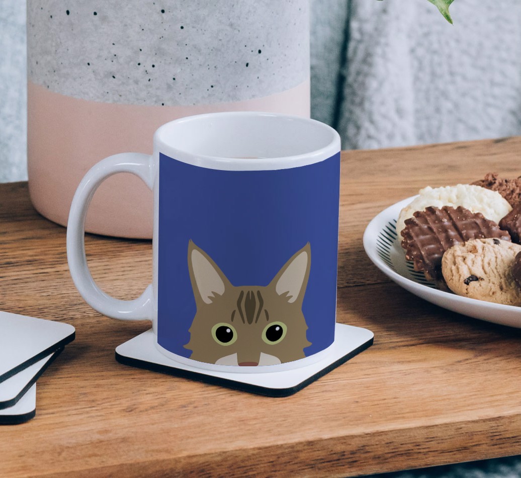 'Peeking {breedCommonName} Icon' - Personalised {breedFullName} Mug