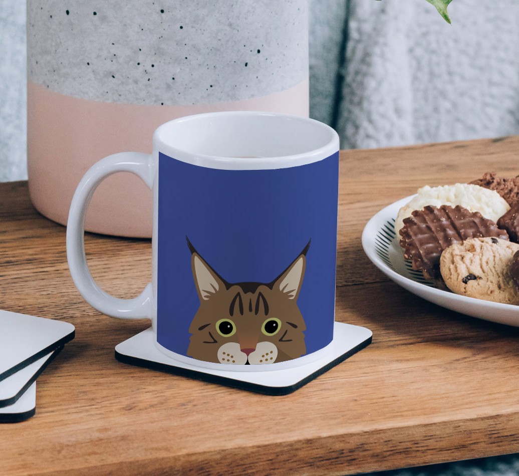 'Peeking {breedCommonName} Icon' - Personalised {breedFullName} Mug