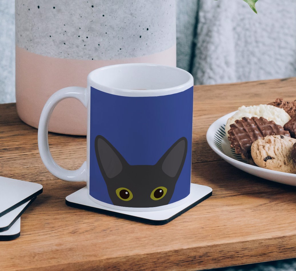 'Peeking {breedCommonName} Icon' - Personalised {breedFullName} Mug