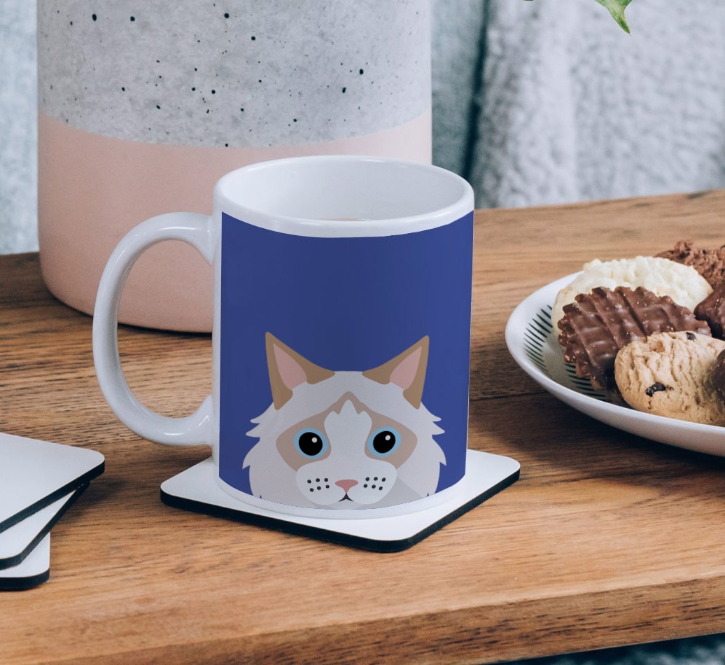'Peeking {breedCommonName} Icon' - Personalised {breedFullName} Mug