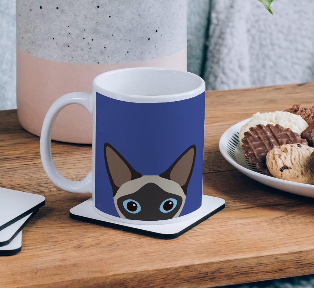 'Peeking {breedCommonName} Icon' - Personalised {breedFullName} Mug