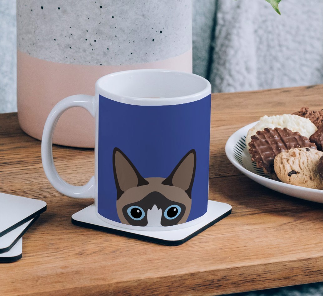 'Peeking {breedCommonName} Icon' - Personalised {breedFullName} Mug