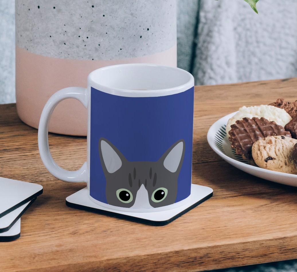 'Peeking {breedCommonName} Icon' - Personalized {breedFullName} Mug