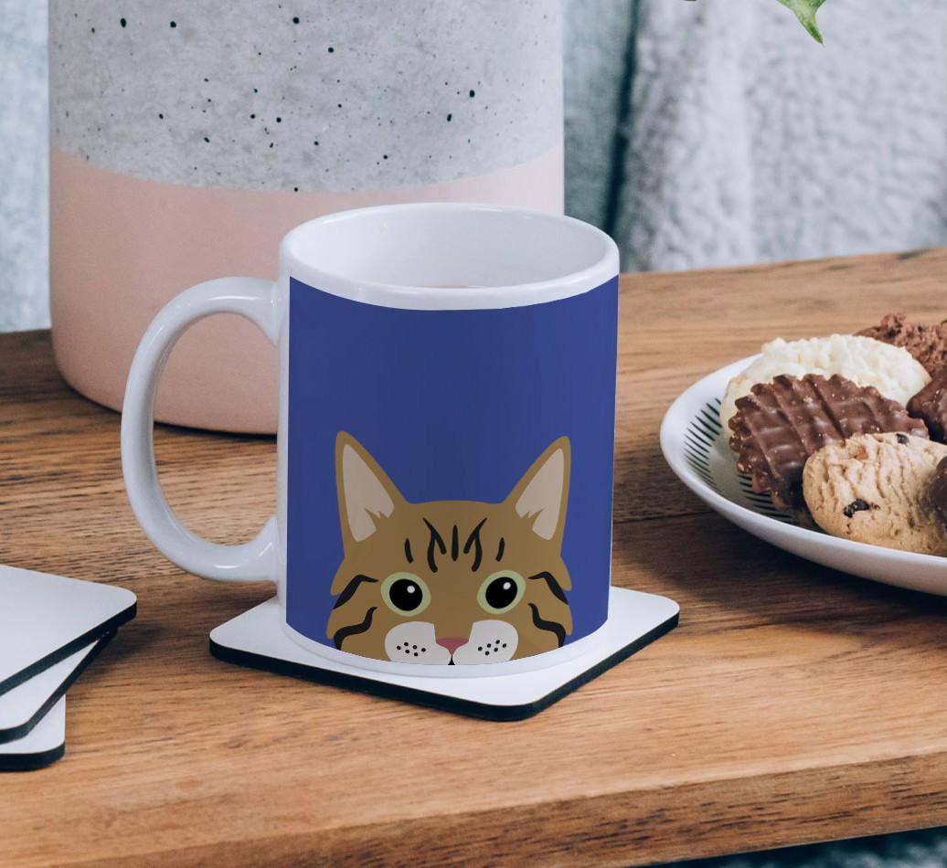 'Peeking {breedCommonName} Icon' - Personalized {breedFullName} Mug