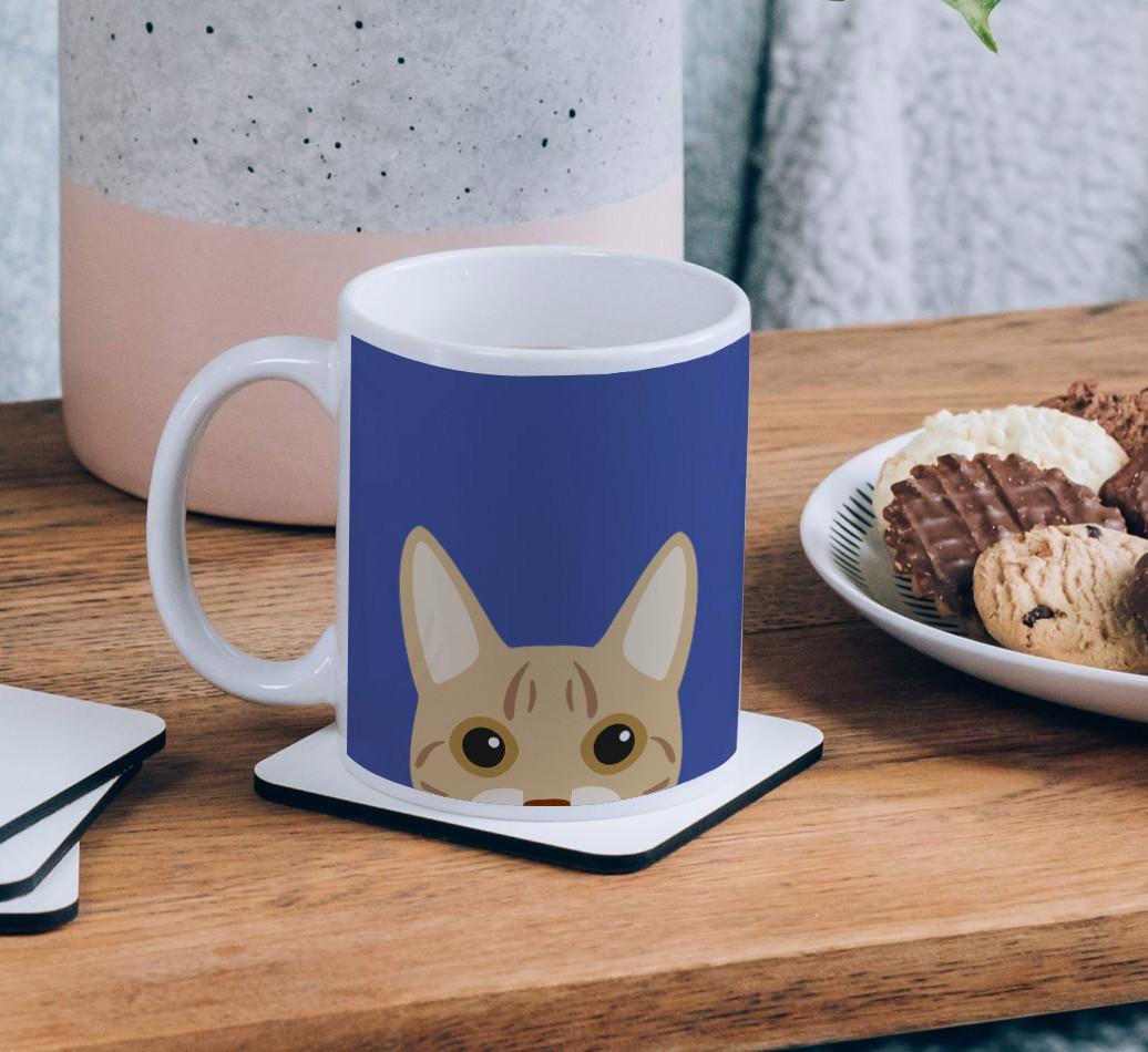 'Peeking {breedCommonName} Icon' - Personalized {breedFullName} Mug