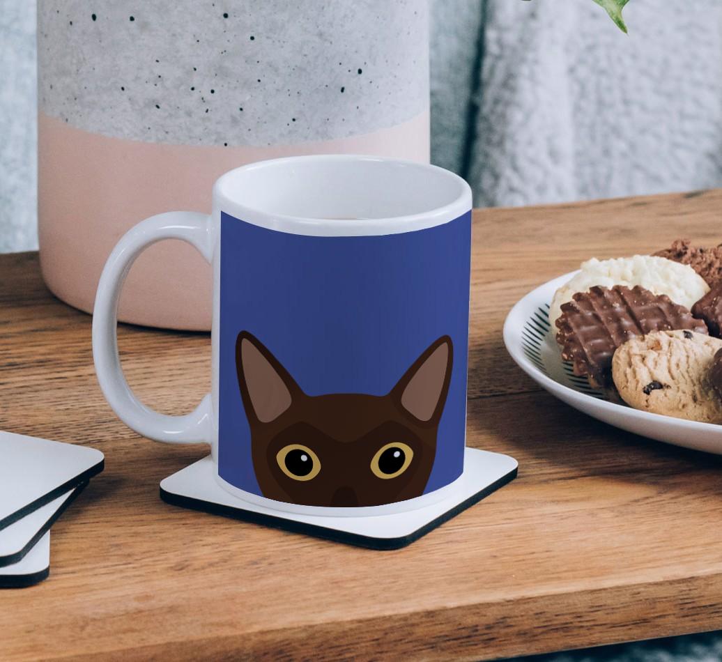 'Peeking {breedCommonName} Icon' - Personalized {breedFullName} Mug