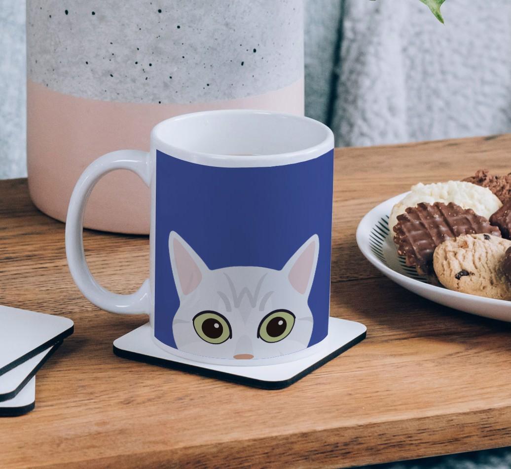 'Peeking {breedCommonName} Icon' - Personalized {breedFullName} Mug