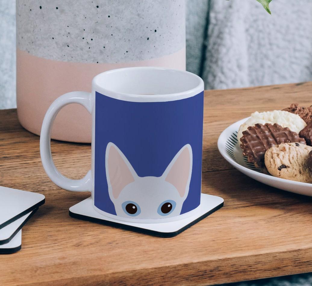 'Peeking {breedCommonName} Icon' - Personalized {breedFullName} Mug