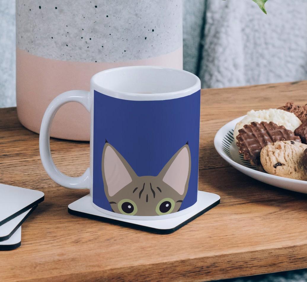 'Peeking {breedCommonName} Icon' - Personalized {breedFullName} Mug