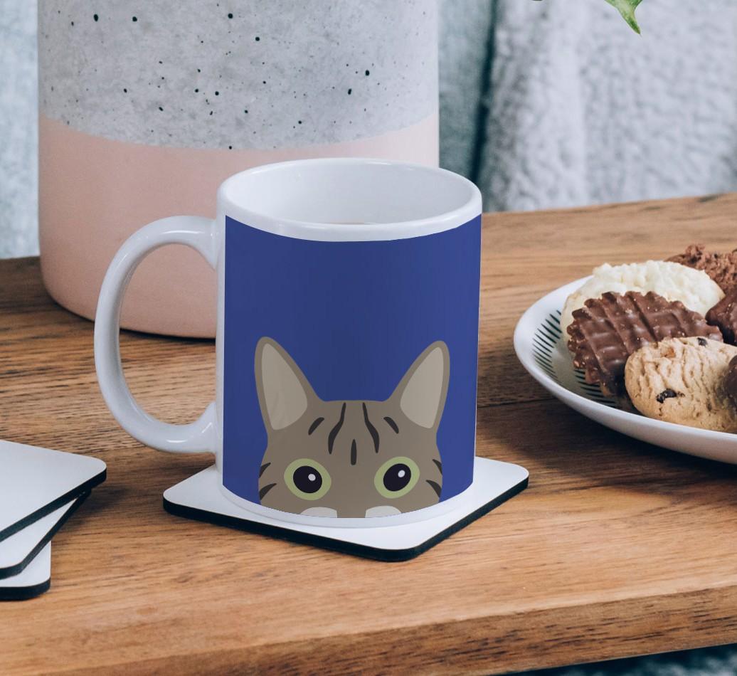 'Peeking {breedCommonName} Icon' - Personalized {breedFullName} Mug