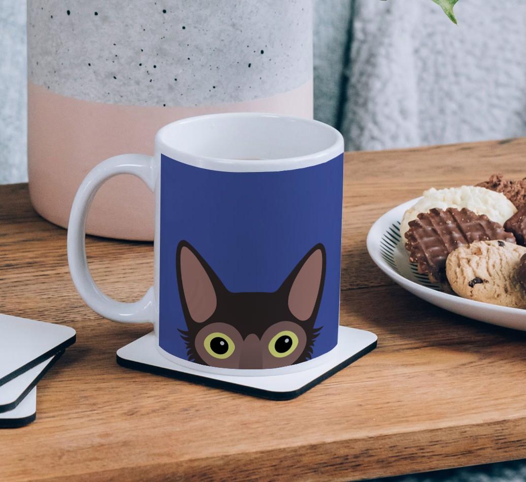 'Peeking {breedCommonName} Icon' - Personalized {breedFullName} Mug