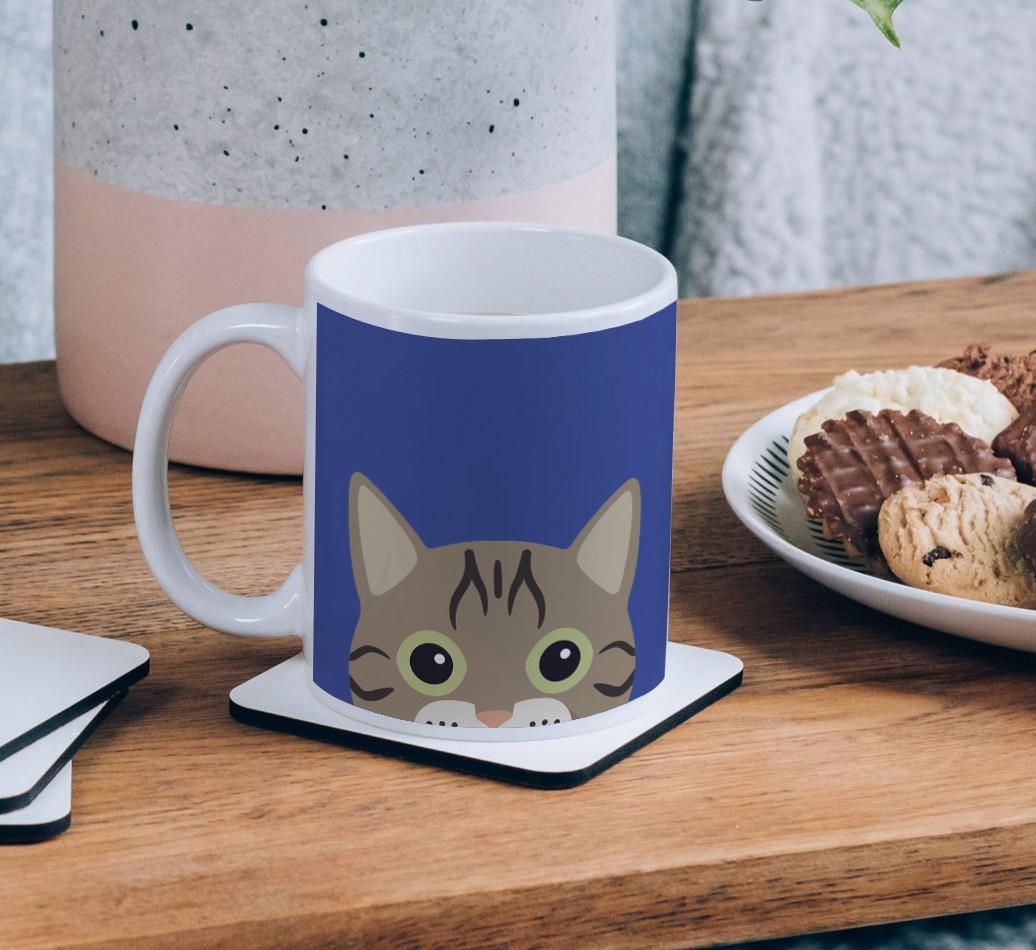 'Peeking {breedCommonName} Icon' - Personalized {breedFullName} Mug