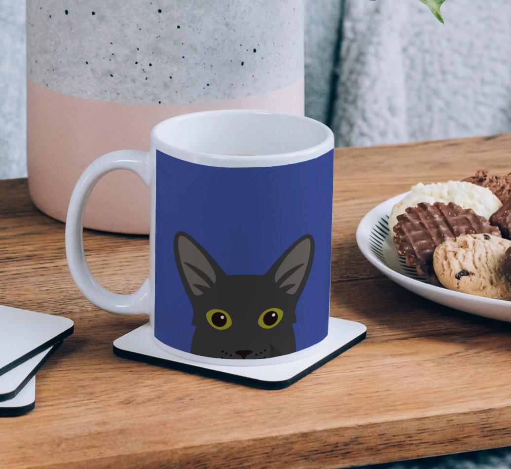 'Peeking {breedCommonName} Icon' - Personalized {breedFullName} Mug