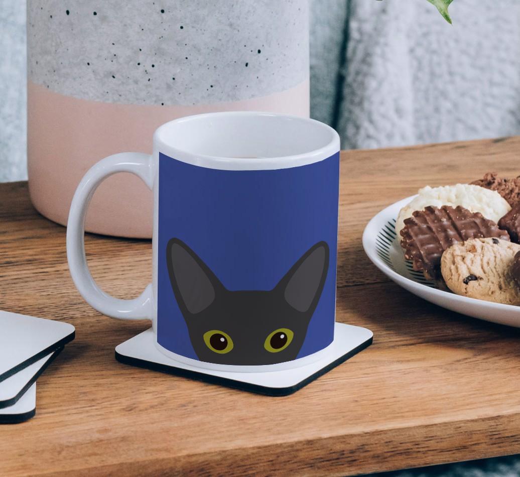 'Peeking {breedCommonName} Icon' - Personalized {breedFullName} Mug