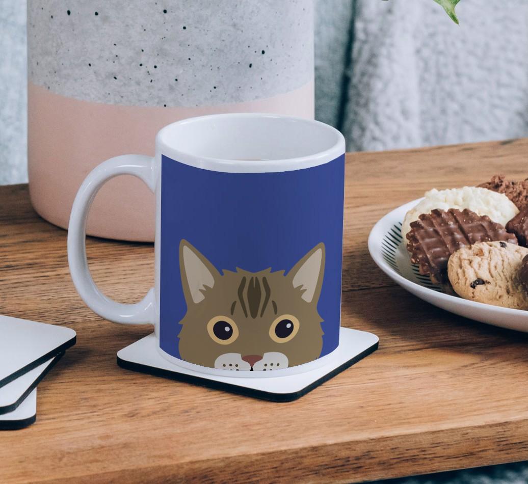 'Peeking {breedCommonName} Icon' - Personalized {breedFullName} Mug