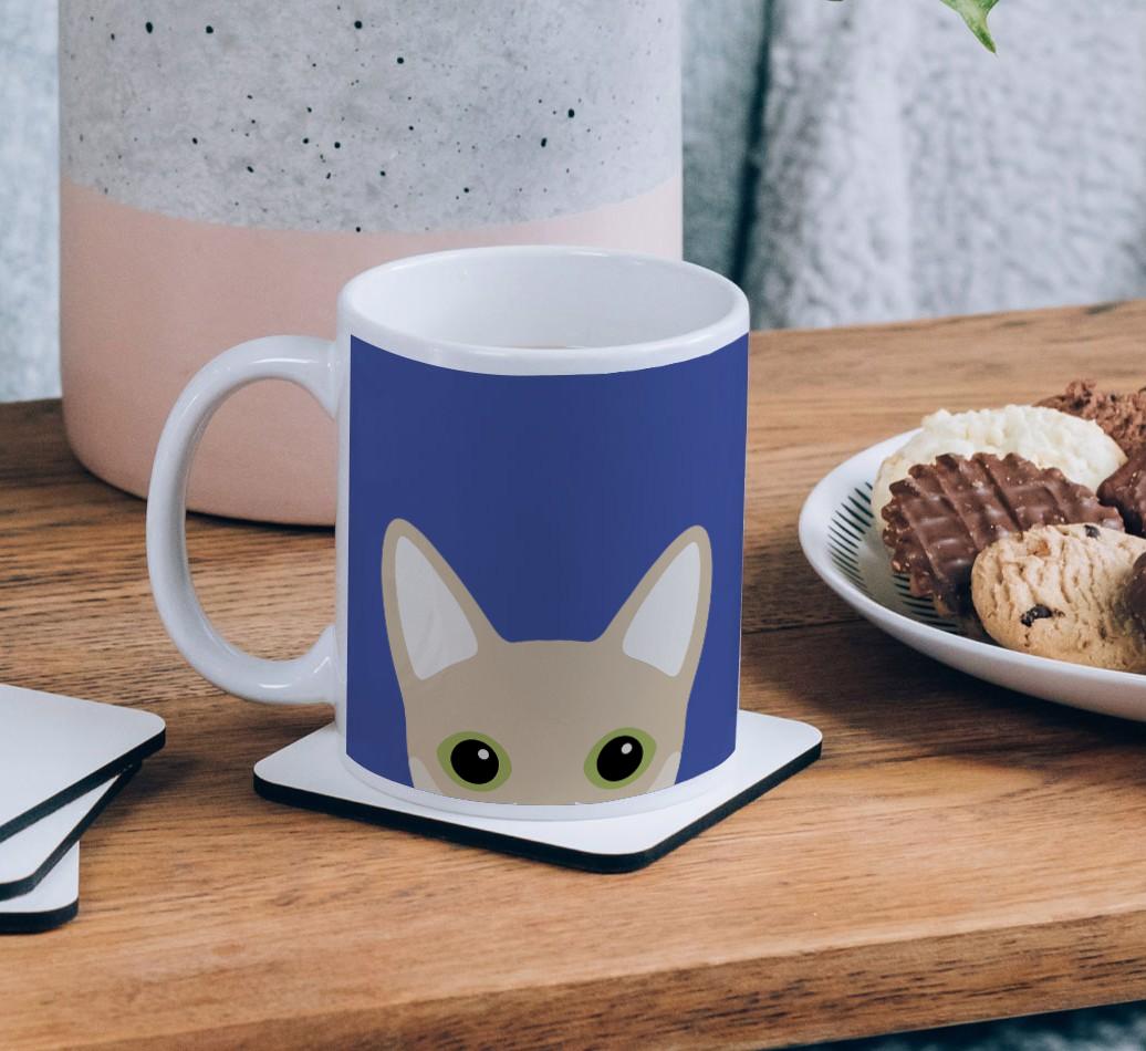 'Peeking {breedCommonName} Icon' - Personalized {breedFullName} Mug