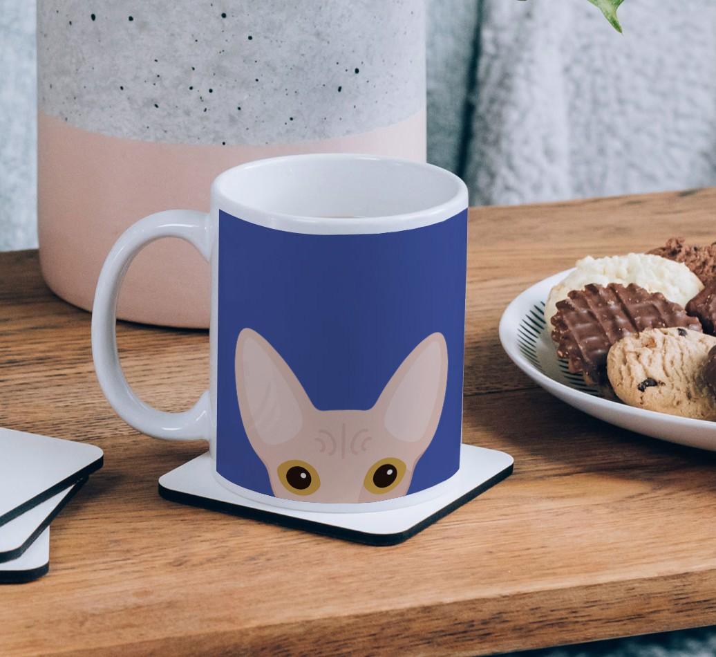 'Peeking {breedCommonName} Icon' - Personalized {breedFullName} Mug