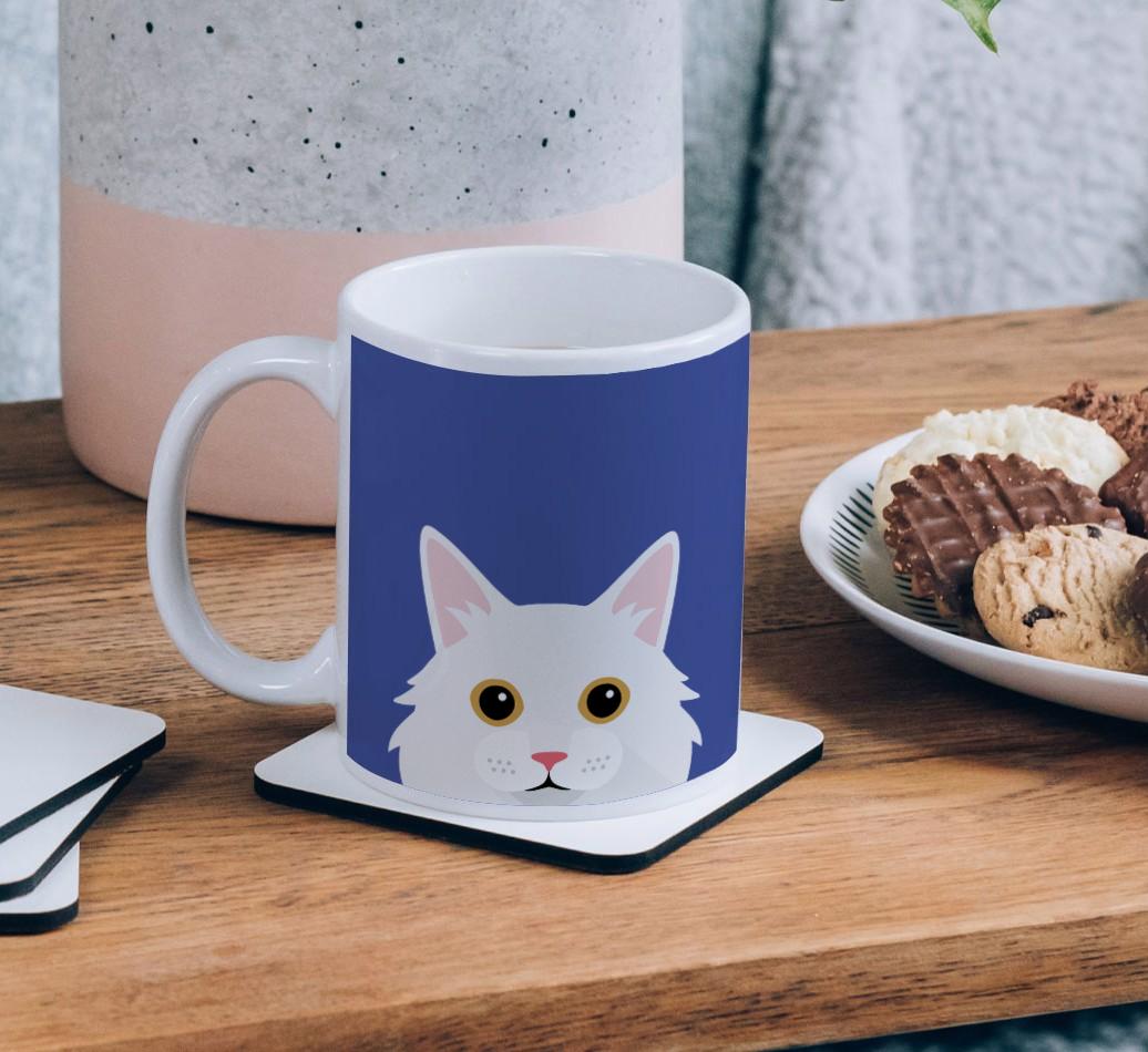 'Peeking {breedCommonName} Icon' - Personalized {breedFullName} Mug