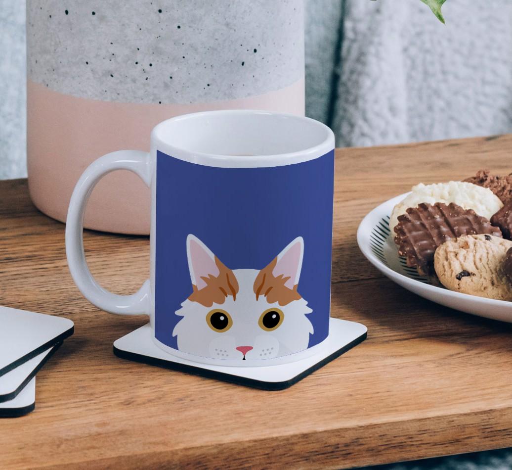 'Peeking {breedCommonName} Icon' - Personalized {breedFullName} Mug