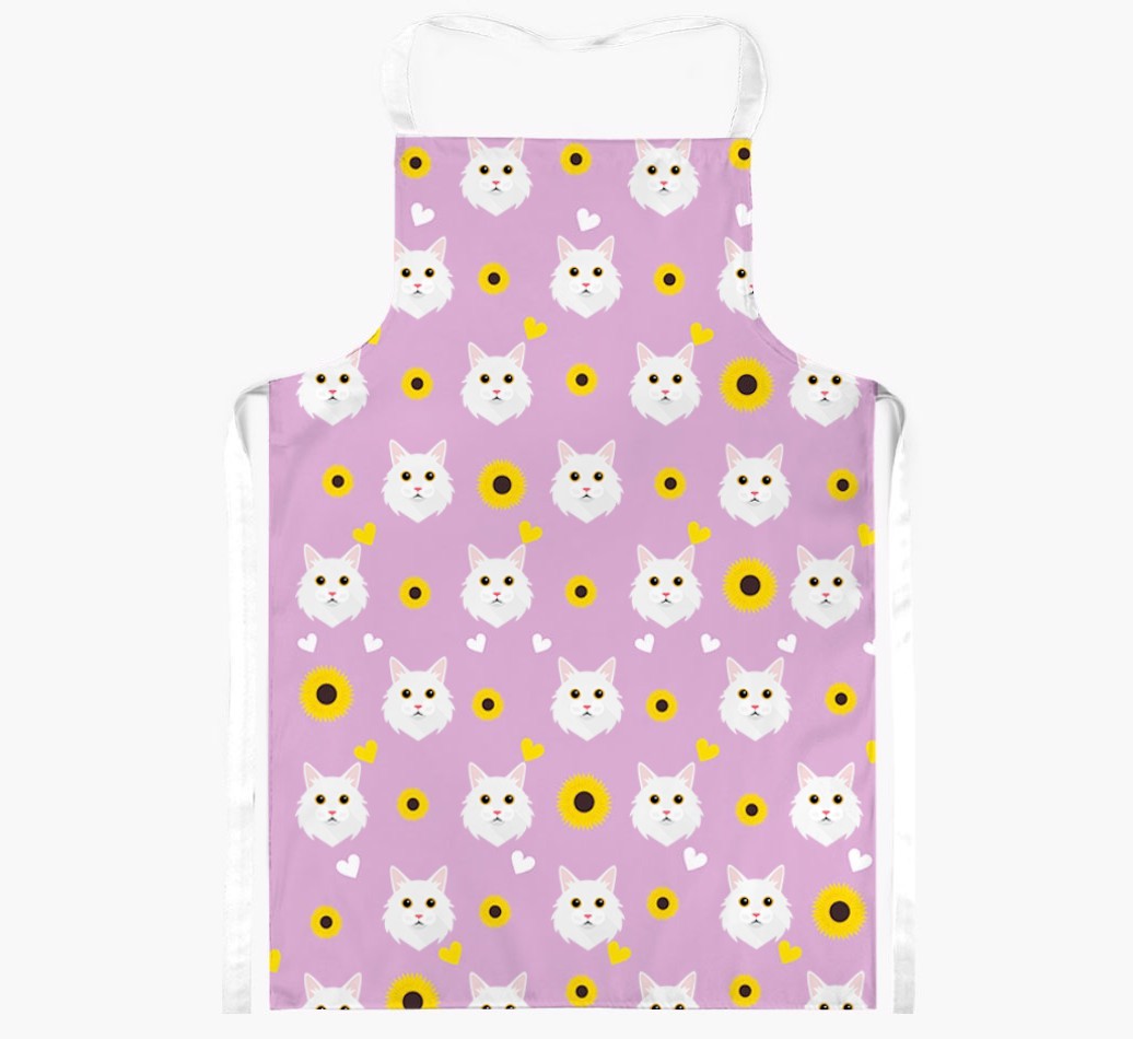 Sunflower Pattern: Personalised {breedShortName} Apron
