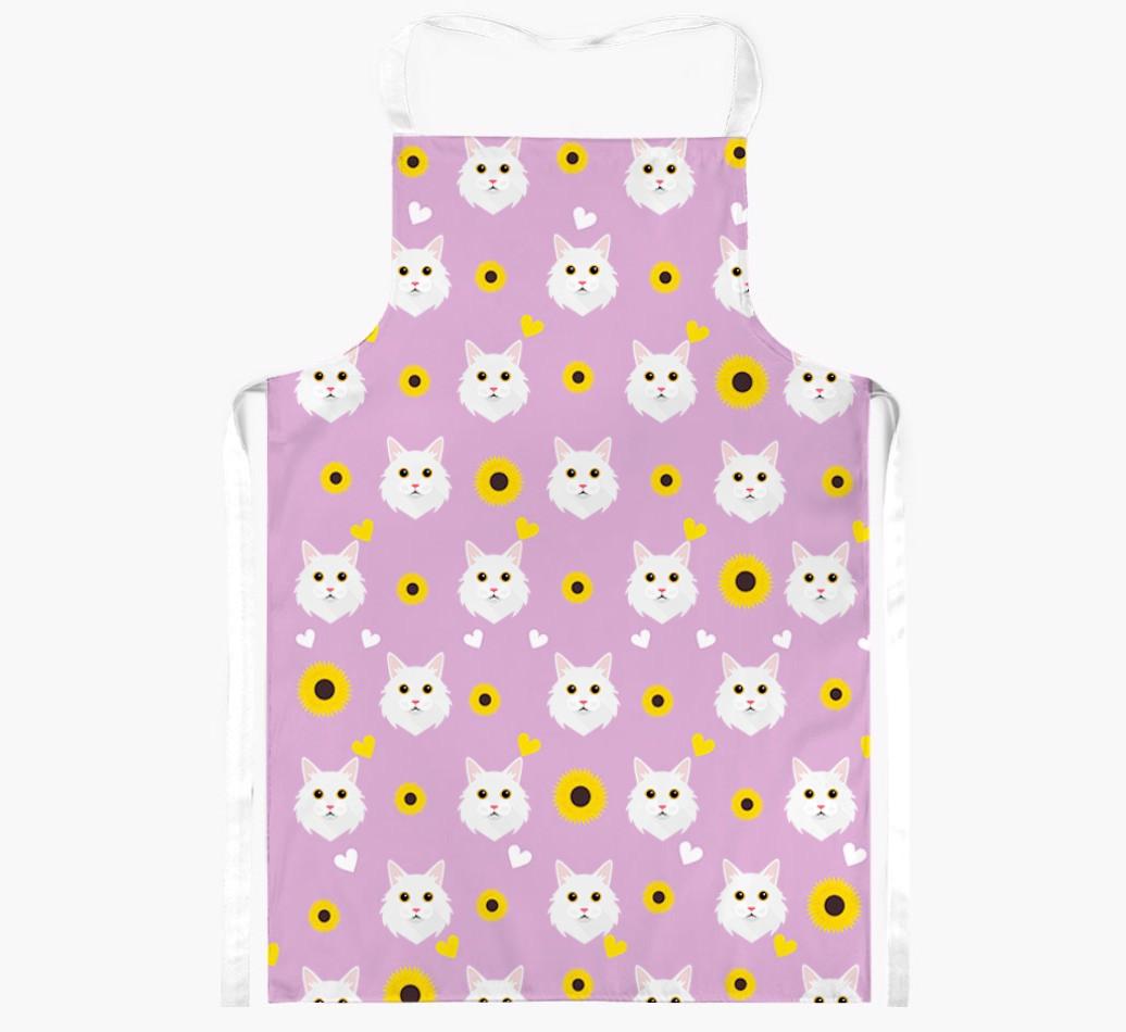 Sunflower Pattern: Personalized {breedShortName} Apron