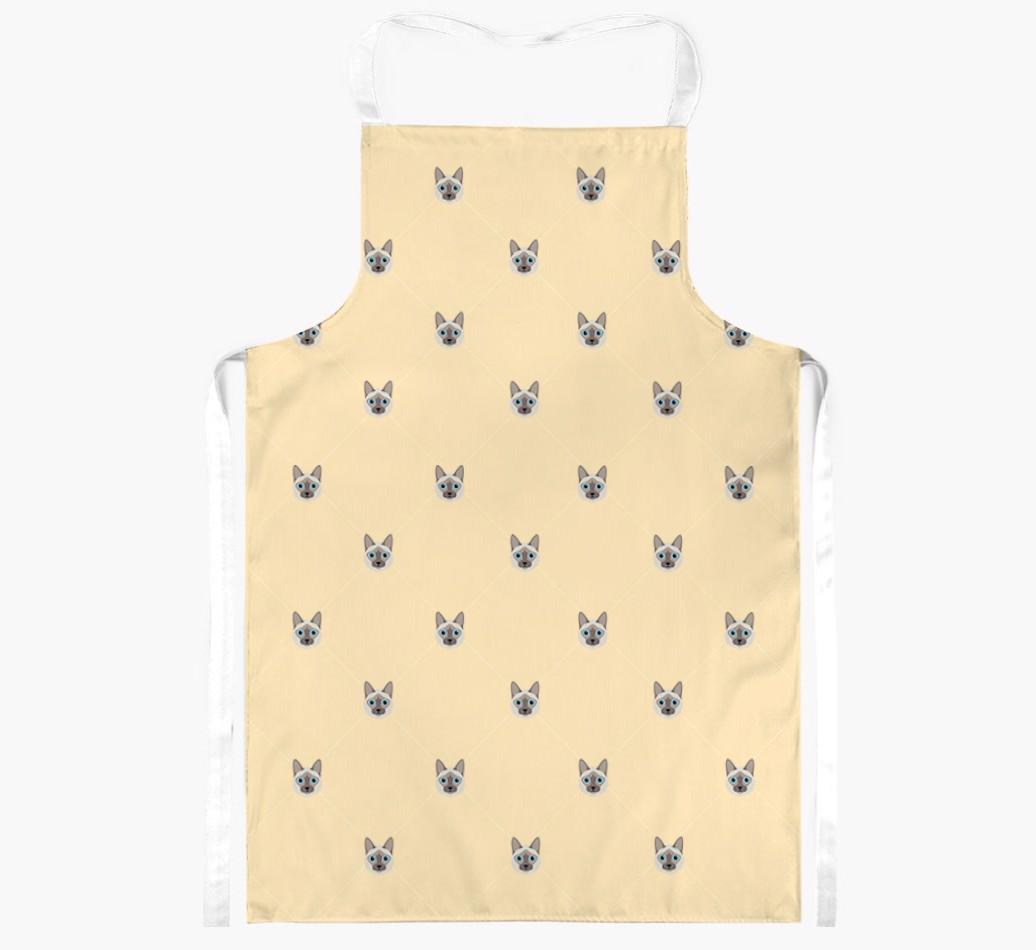 Diamond Pattern: Personalized {breedShortName} Apron