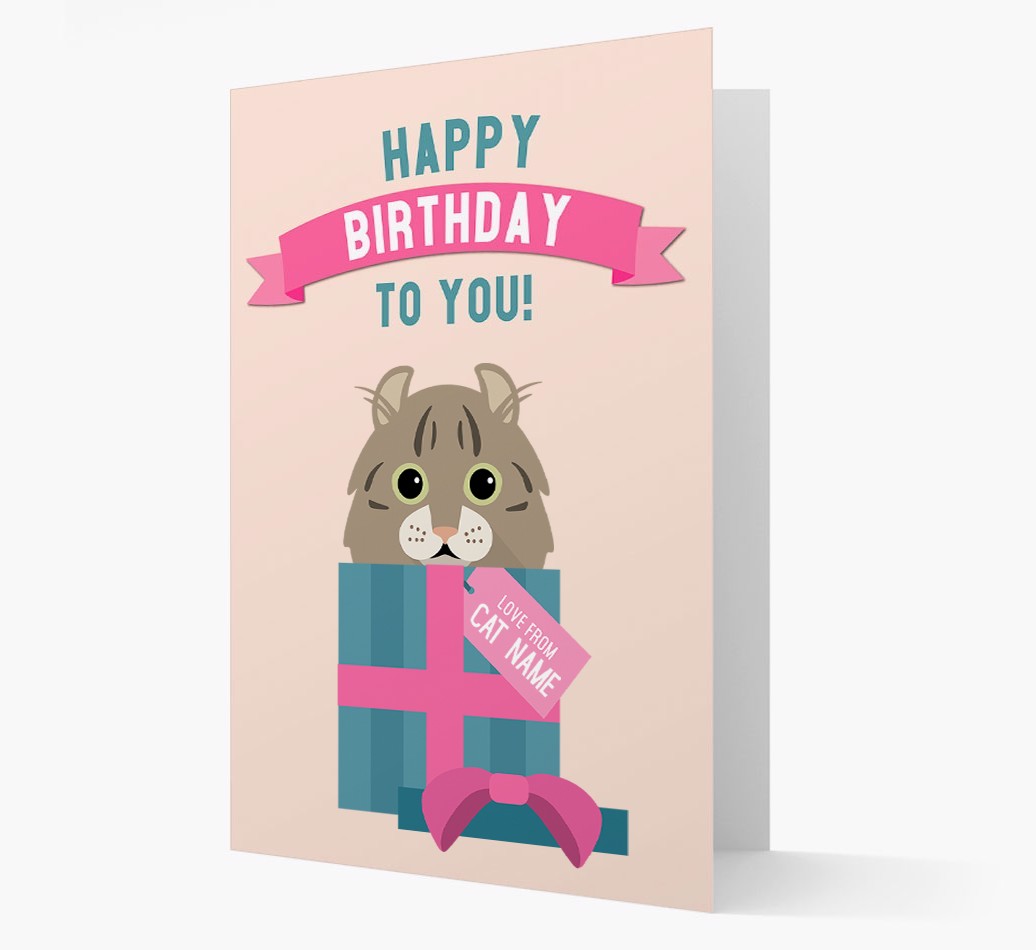 'Happy Birthday to You!' - Personalised {breedCommonName} Card
