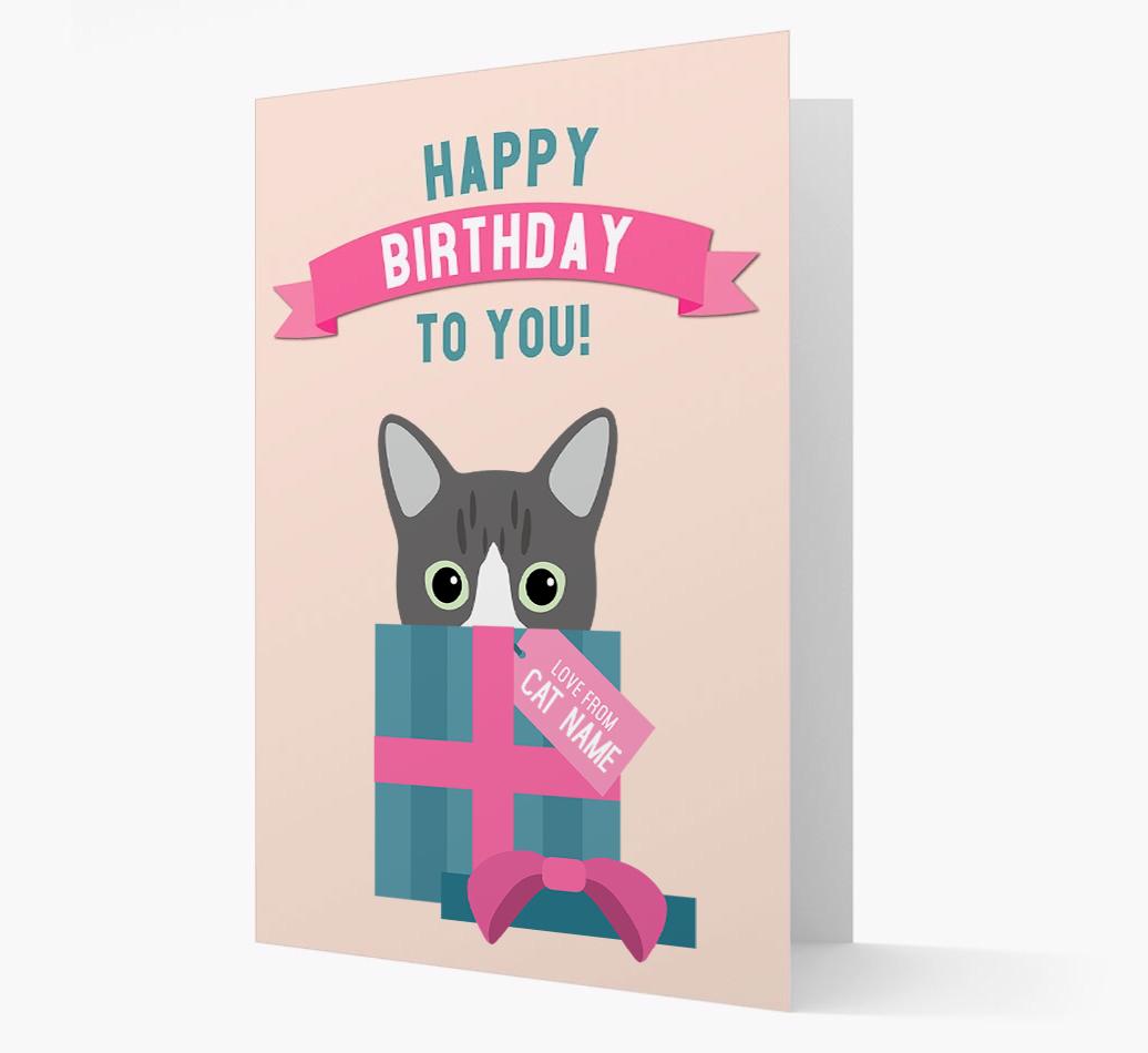 'Happy Birthday to You!' - Personalized {breedCommonName} Card