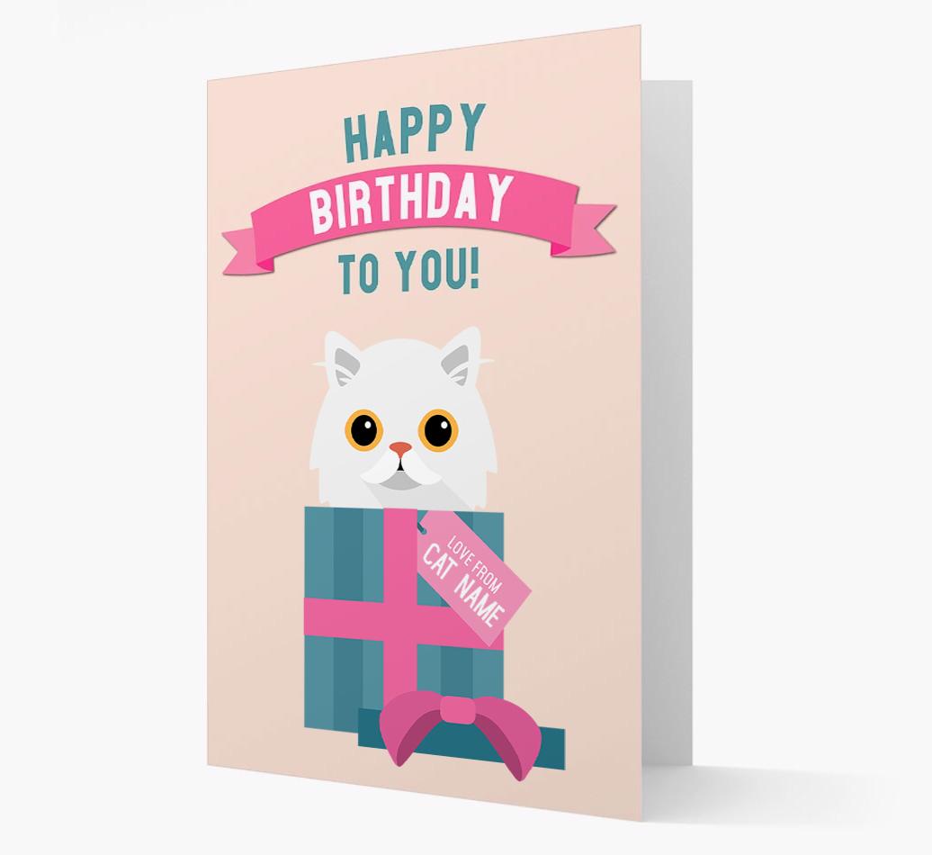 'Happy Birthday to You!' - Personalized {breedCommonName} Card