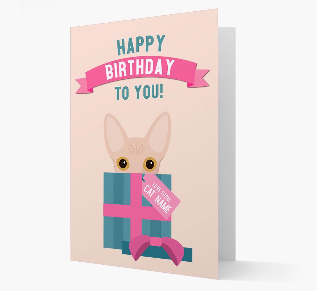 'Happy Birthday to You!' - Personalized {breedCommonName} Card