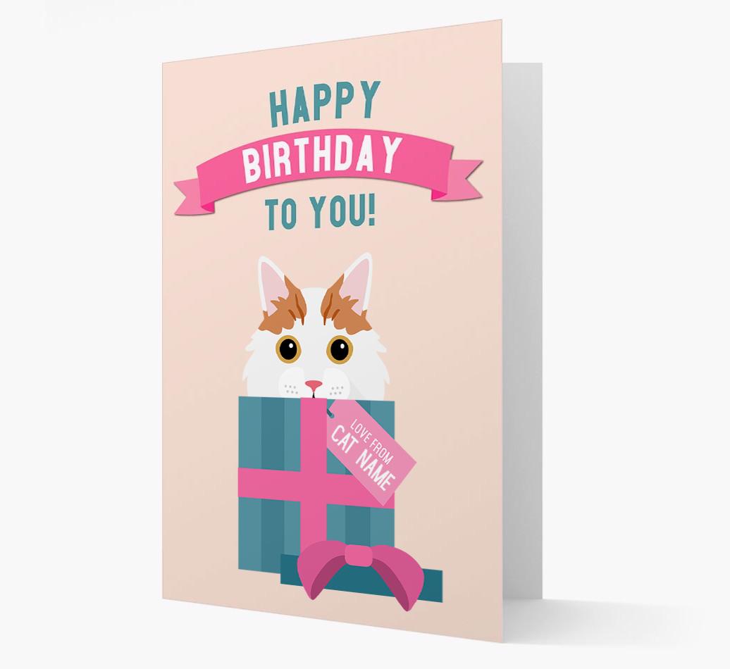 'Happy Birthday to You!' - Personalized {breedCommonName} Card