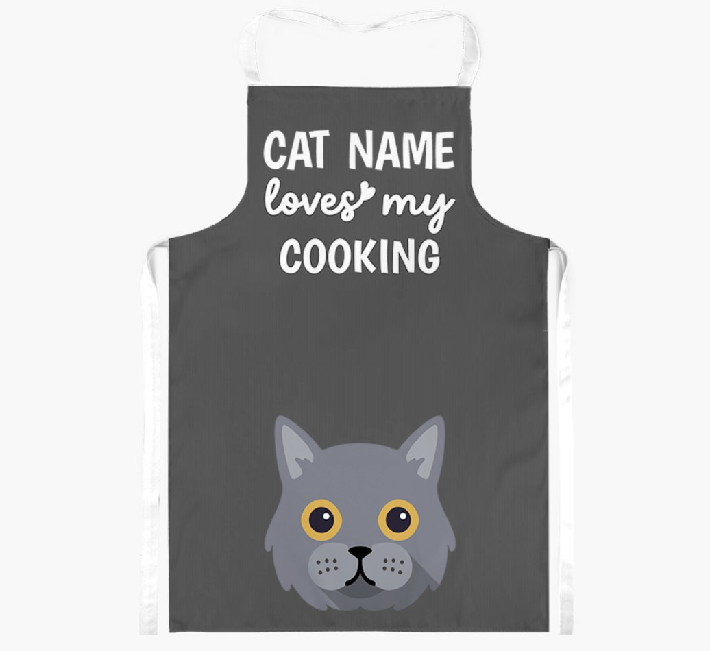 Loves My Cooking: Personalised {breedShortName} Apron