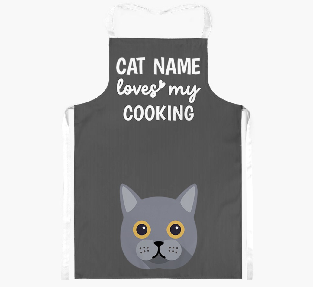 Loves My Cooking: Personalised {breedShortName} Apron