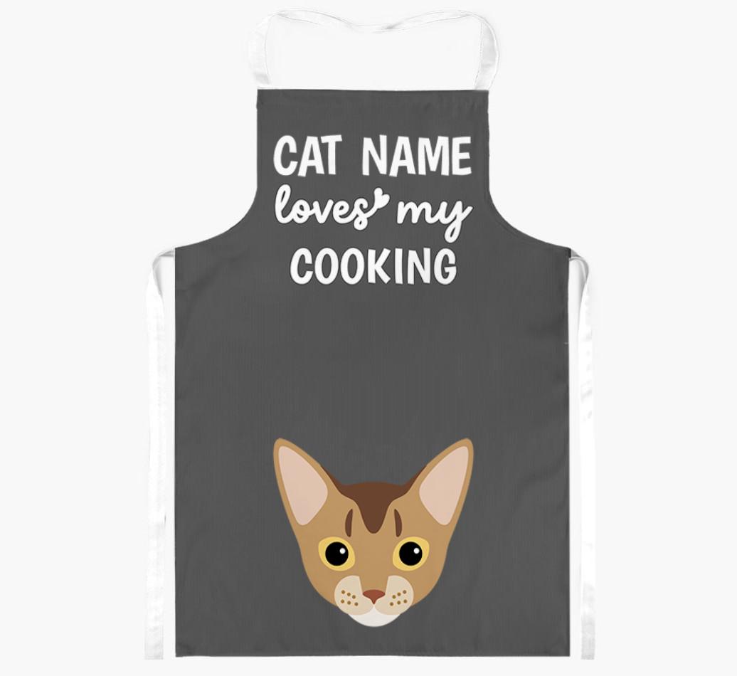 Loves My Cooking: Personalized {breedShortName} Apron