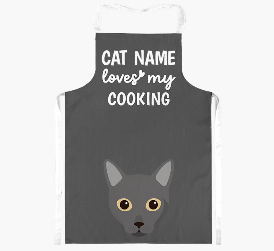 Loves My Cooking: Personalized {breedShortName} Apron