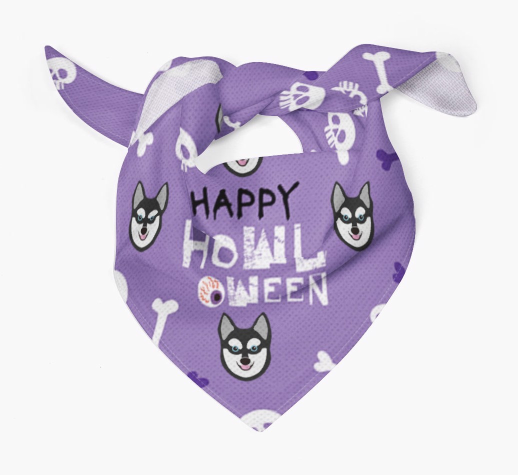 'Happy Howloween - Personalized {breedFullName} Bandana