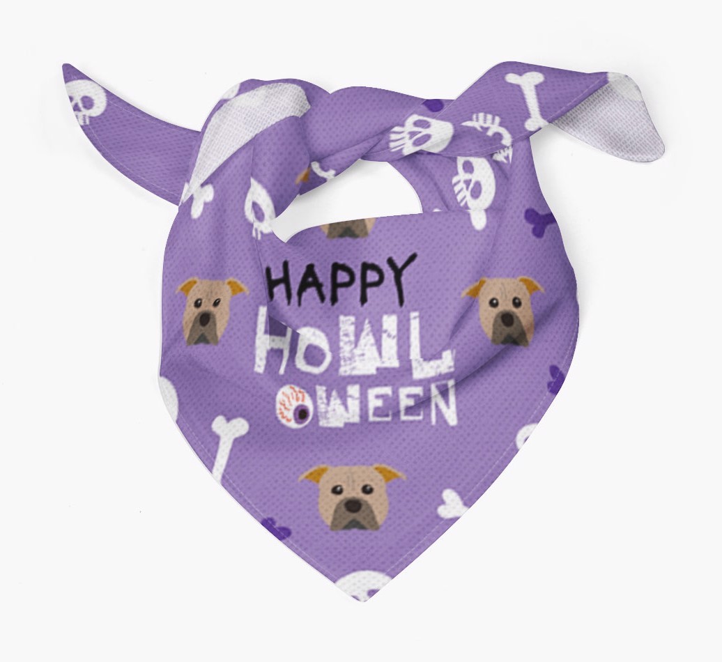 'Happy Howloween - Personalized {breedFullName} Bandana