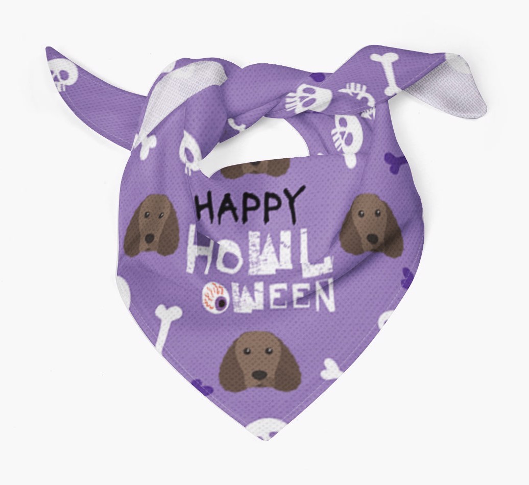 'Happy Howloween - Personalized {breedFullName} Bandana