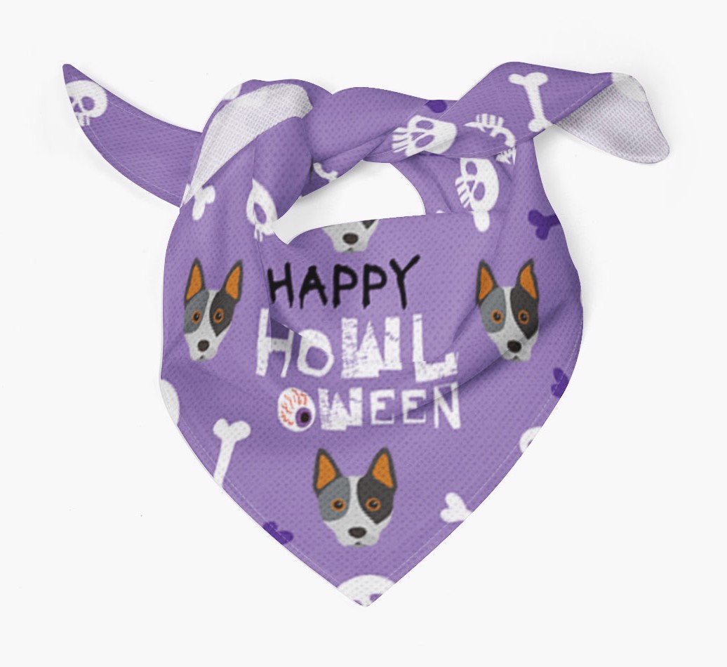 'Happy Howloween - Personalized {breedFullName} Bandana