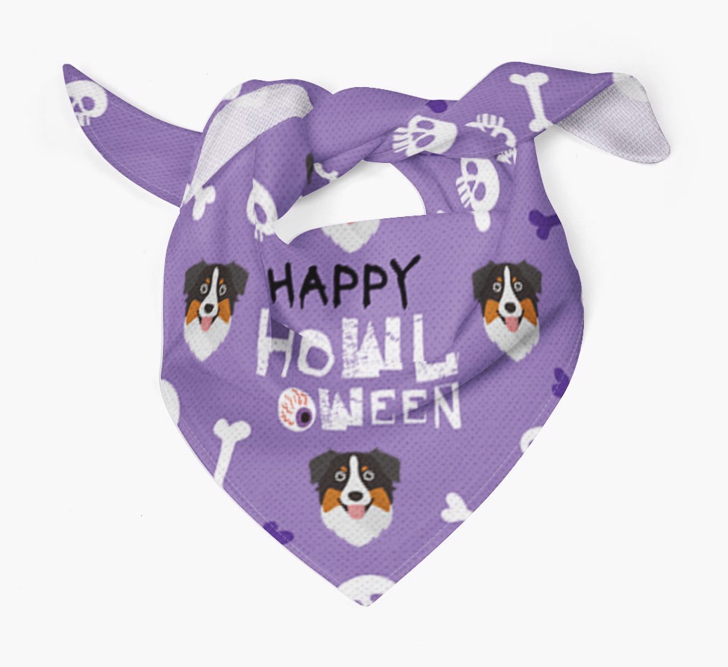 'Happy Howloween - Personalized {breedFullName} Bandana