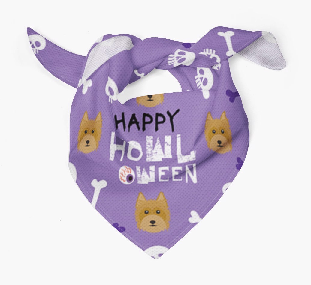 'Happy Howloween - Personalized {breedFullName} Bandana