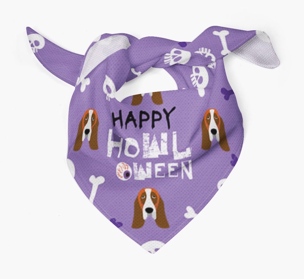 'Happy Howloween - Personalized {breedFullName} Bandana