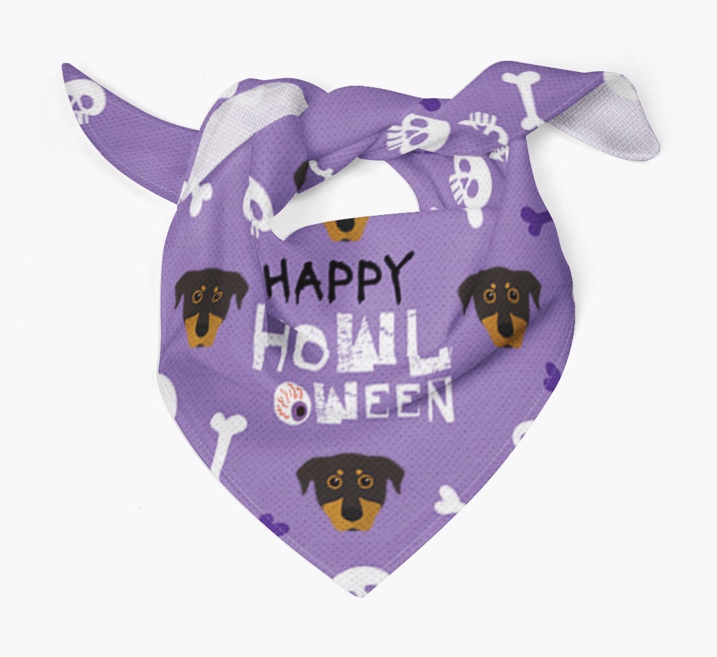 'Happy Howloween - Personalized {breedFullName} Bandana