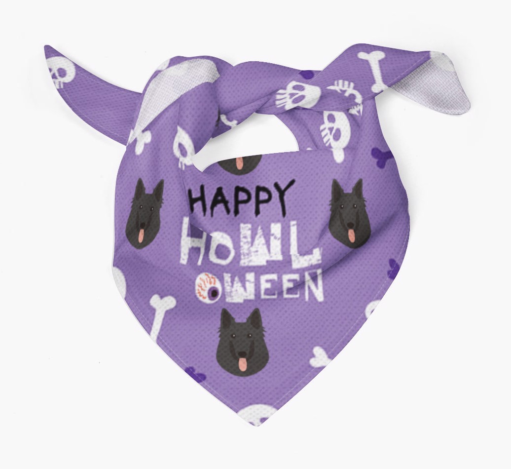 'Happy Howloween - Personalized {breedFullName} Bandana