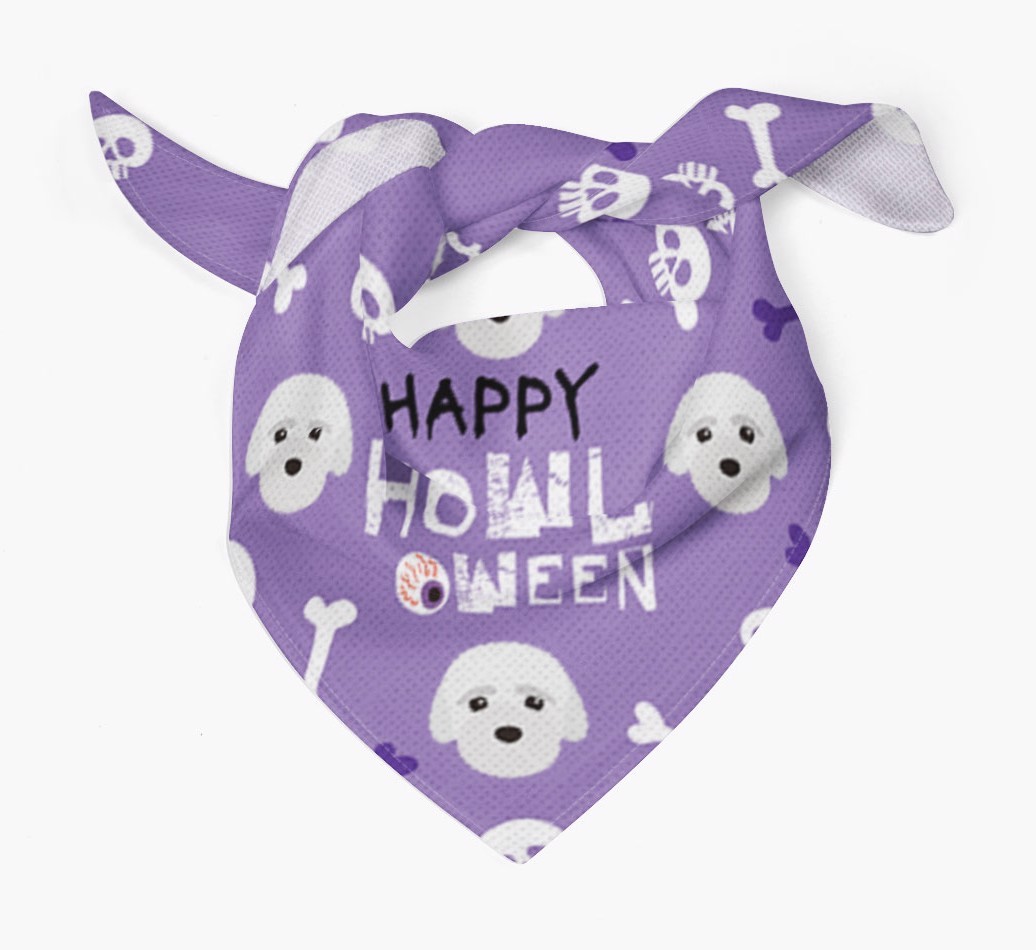 'Happy Howloween - Personalized {breedFullName} Bandana