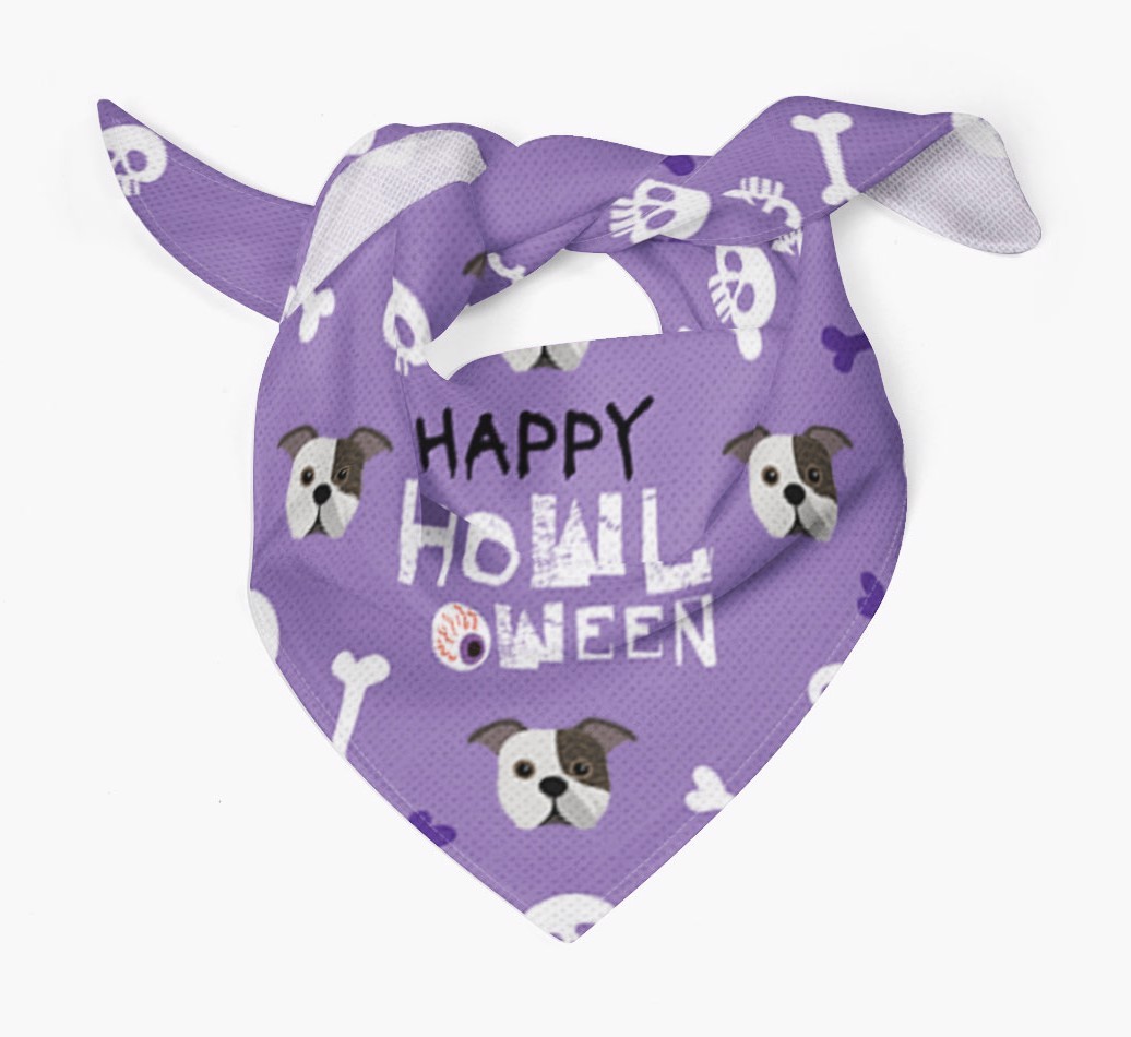 'Happy Howloween - Personalized {breedFullName} Bandana