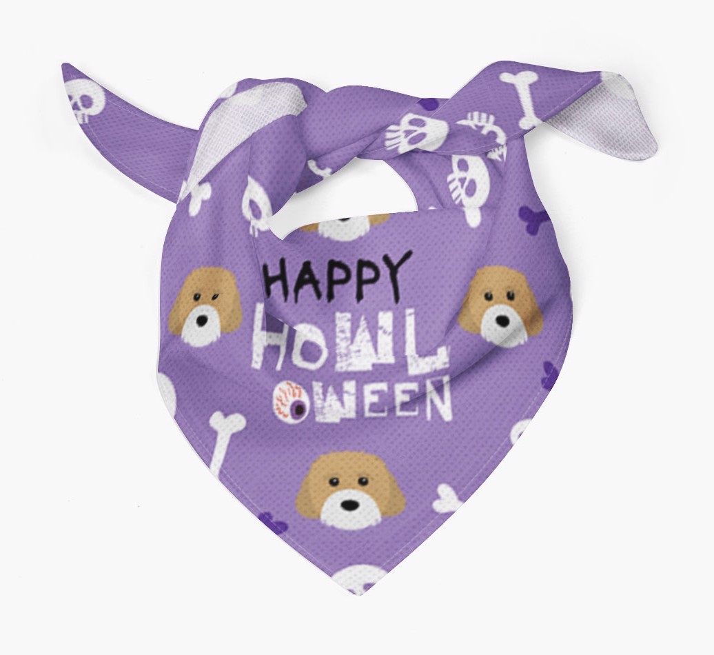 'Happy Howloween - Personalized {breedFullName} Bandana