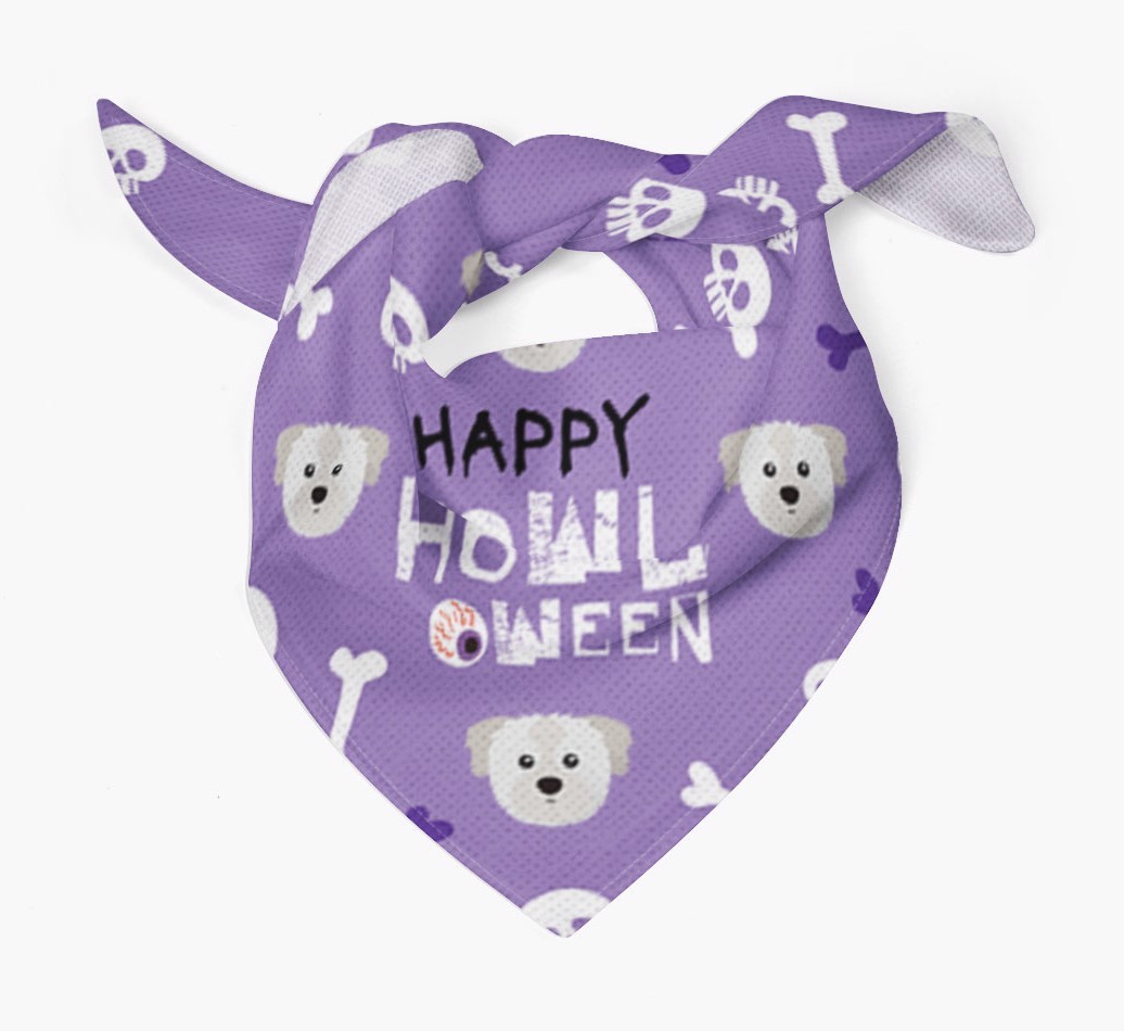 'Happy Howloween - Personalized {breedFullName} Bandana